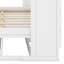 Lit escamotable mural avec rangement, armoire-lit pliable avec bureau, miroir central et tiroirs latéraux-1355997554