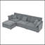 Canapé modulaire convertible polyvalent pour diverses pièces, améliorant le confort et le style-2121084610