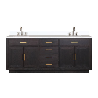 80" Double Bathroom Vanity