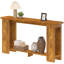 Table d'entrée de style campagnard, canapé-lit console rustique, surface de rangement en mélamine facile à nettoyer, structure stable et polyvalente, mobilier d'appoint pour la maison-939192173