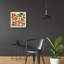 Art mural en verre acrylique épique «Colibri et trompette» par Renea L. Thull, 24 po x 24 po-10972959