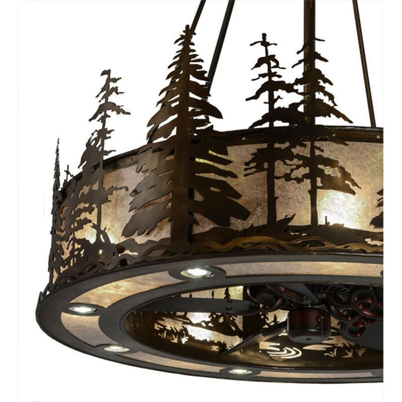 Tall Pines Downrod Ceiling Fan