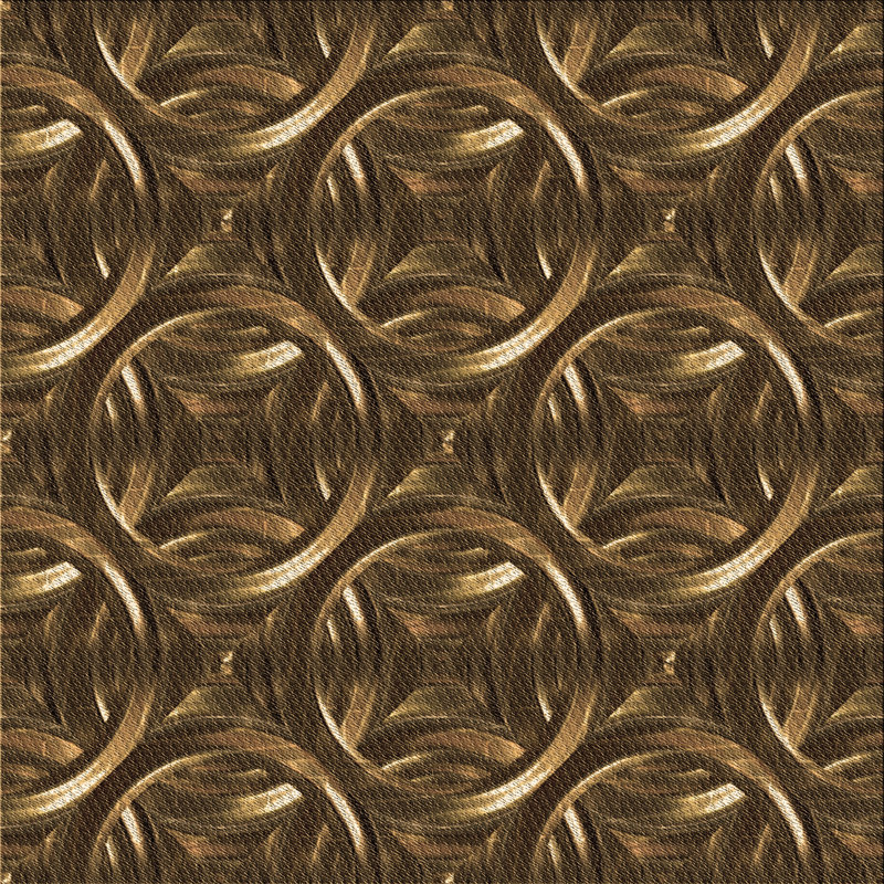 Wool Geometric Indoor Rug, Square 5'