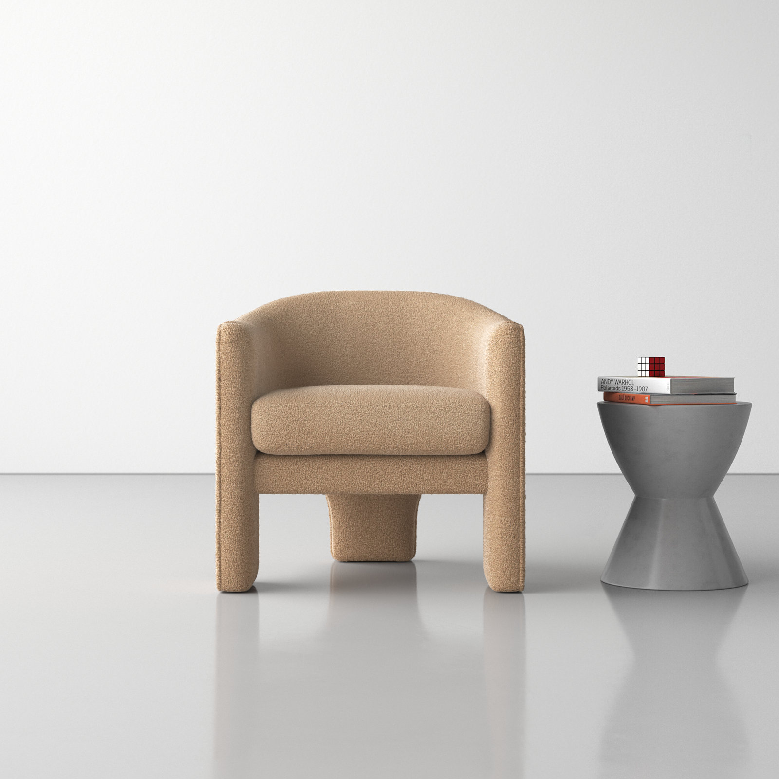 Upland Armchair, Brown Sherpa
