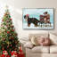 «Christmas Mutt Sled», reproduction sur toile-1805039128-1805039135