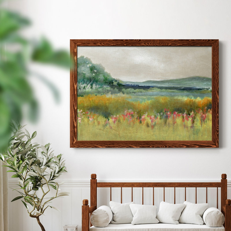 Springtime Calm - peinture sur toile encadrée, H 31,5 po x l 23,5 po x P 1,5 po, Érable