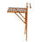 Jceon Rectangular Acacia Outdoor Folding Balcony Table