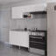Ensemble de cuisine modulaire blanc Kronos - Solution complète avec rangement