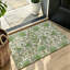 Tapis floral vert sauge 47 x 31 po