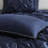 7 Piece Comforter In Navy - , Matching Shams And Pillows Bed Skirt-121400205-121400212