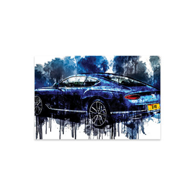 Voiture 2017 Bentley Continental GT arrière par Sissy Angelastro