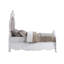 Lit en tissu Latisha et finition blanche-1402568288