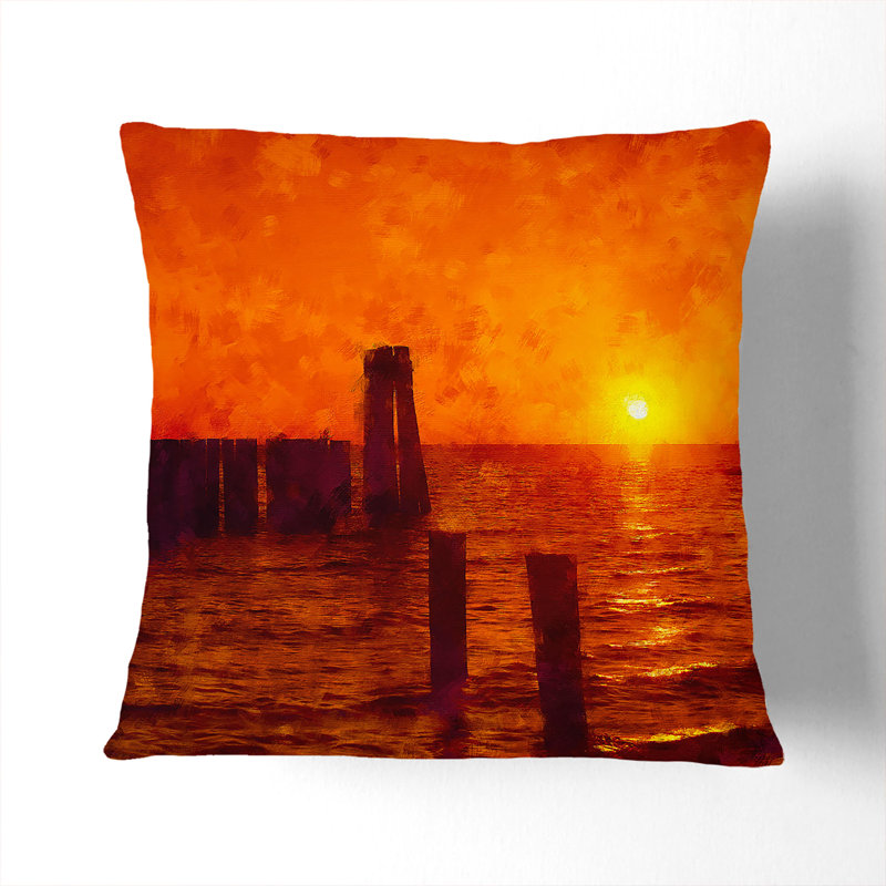 Square Throw Cushion, 40cm H x 40cm W x 15cm D