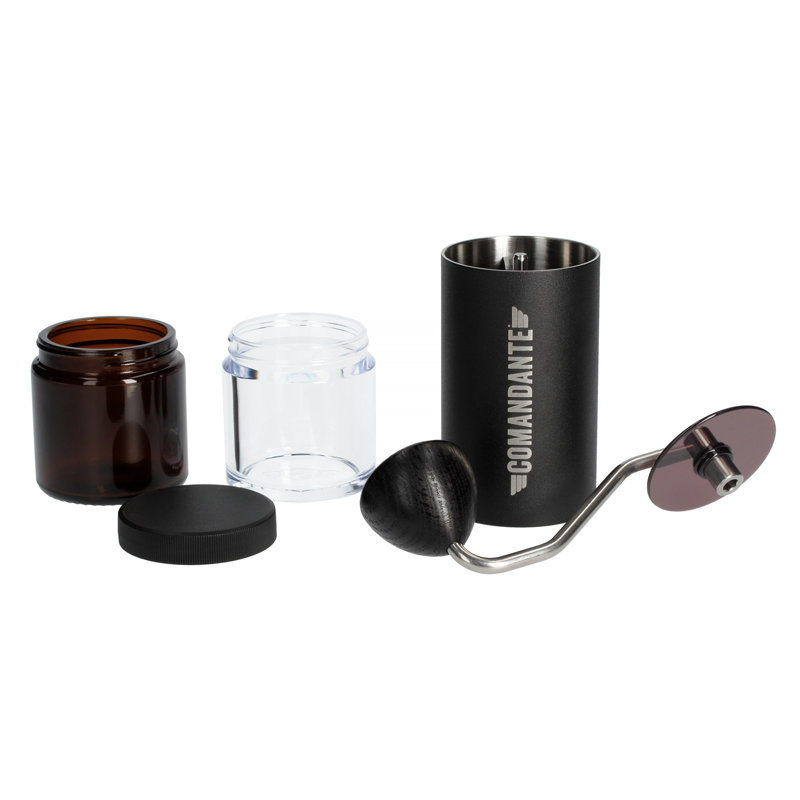 Comandante Stainless Steel Manual Connical Burr Coffee Grinder, Black