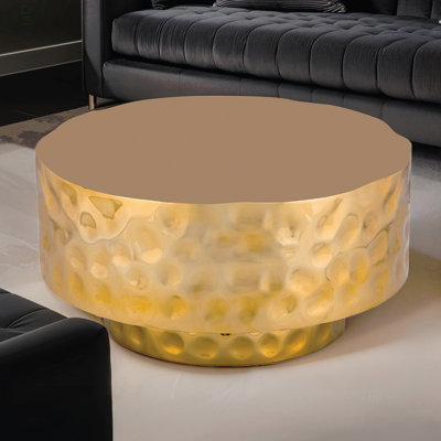 Table basse de style moderne en métal