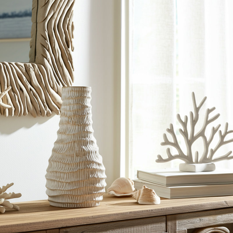Vase de table Ingenito, H 9 po x l 4 po x P 4 po