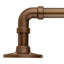 Tringle à rideaux simple réglable en métal Pryer-1649806840-1649806839