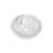 White natural marble bathroom vessel sink, semi-polished surface, natural genuine marble, 15.7" x H5.9" inches-129544789