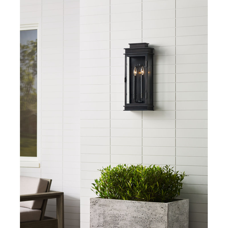 Chapman & Myers Linear Lantern Tall, Antique-Burnished Brass