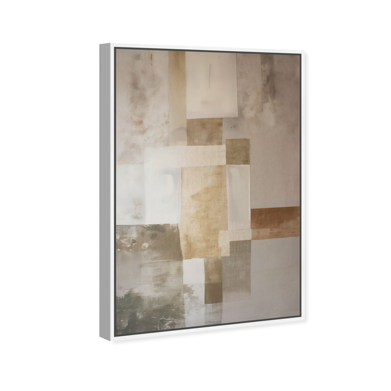 Dustveil (III) Canvas Abstract Print by Oliver Gal, Black Frame, 10 x 15, 25"H x 17"W, White Frame