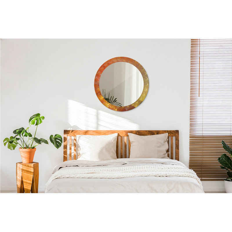 Huldar Glass Flat Wall Mirror