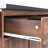 Drop-Leaf Rolling Kitchen Island with Storage & Wheels, Walnut Brown-1991456170