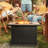 Parthenia Outdoor Propane Gas Steel Fire Pit Table