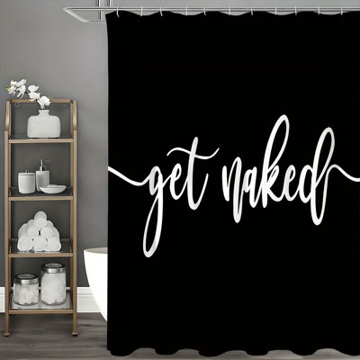 Shower Curtains with Hooks Included