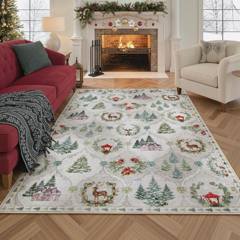 Tapis de Noël Laraven, Rectangle 5 pi x 7 pi