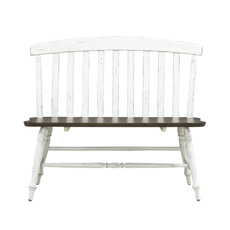 Catriel Slat Back Dining Bench