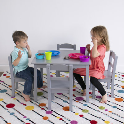 Aztlan Kids 5 Piece Play Or Activity Table and Chair Set