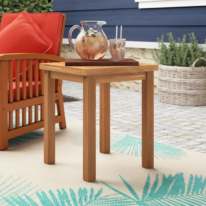 Corum Square Outdoor Side Table , 16'' in. W 16'' in. D