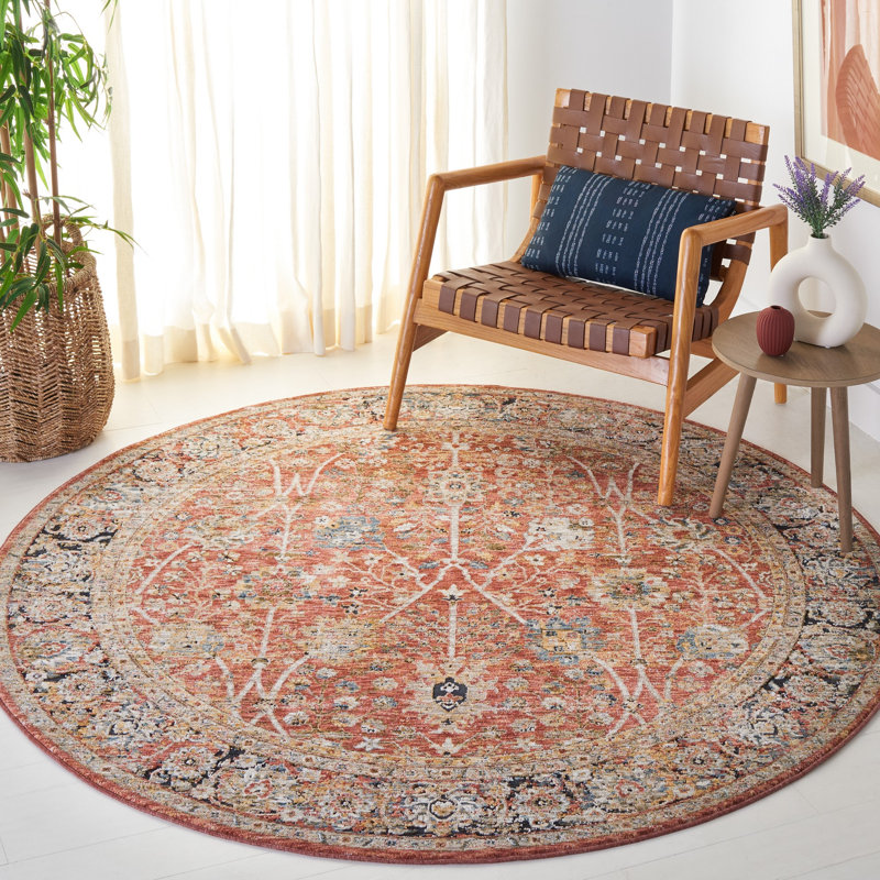 Silverado Performance Oriental Rug, Round 6'4"