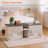 Double Cat Litter Box Enclosure Furniture-24737058