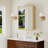 16" W X 24" H Beveled Edge Light Oak Finish Wood Medicine Cabinet with Mirror, Adjustable Shelves, Soft-Close Hinges and Reversible Door, Wall-Mount or Recessed for Makeup, Shaving or Bathroom Vanity Storage-221858317-203037065