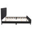 Lit plateforme tapissier capitonné à profil bas-192171469-213019065
