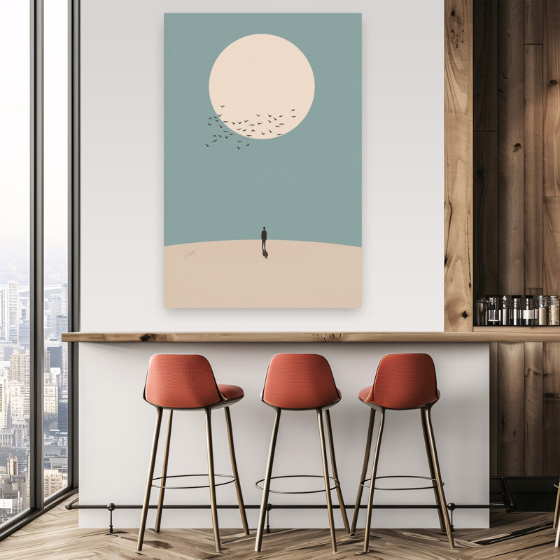 Reproduction d'art mural solitaire solitaire, 60" H x 40" W