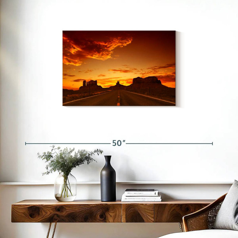 Mehar Road Sunset, 20" H x 30" W
