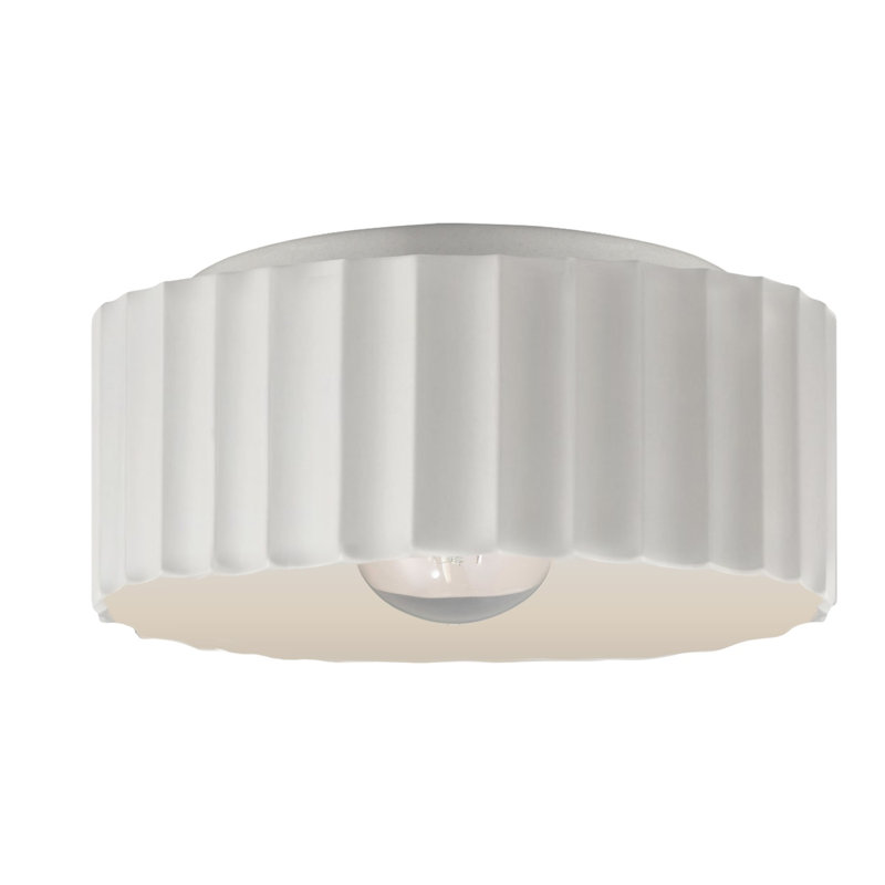 Plafonnier encastré 1 lumière Colgate, Bisque, H 6,5 po x l 13 po x P 13 po