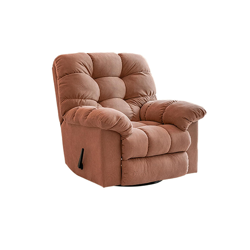 Huebsch Upholstered Recliner, Pink Corduroy