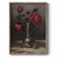 Reproduction florale vintage avec encadrement CCLXIV - bois massif-2110465131
