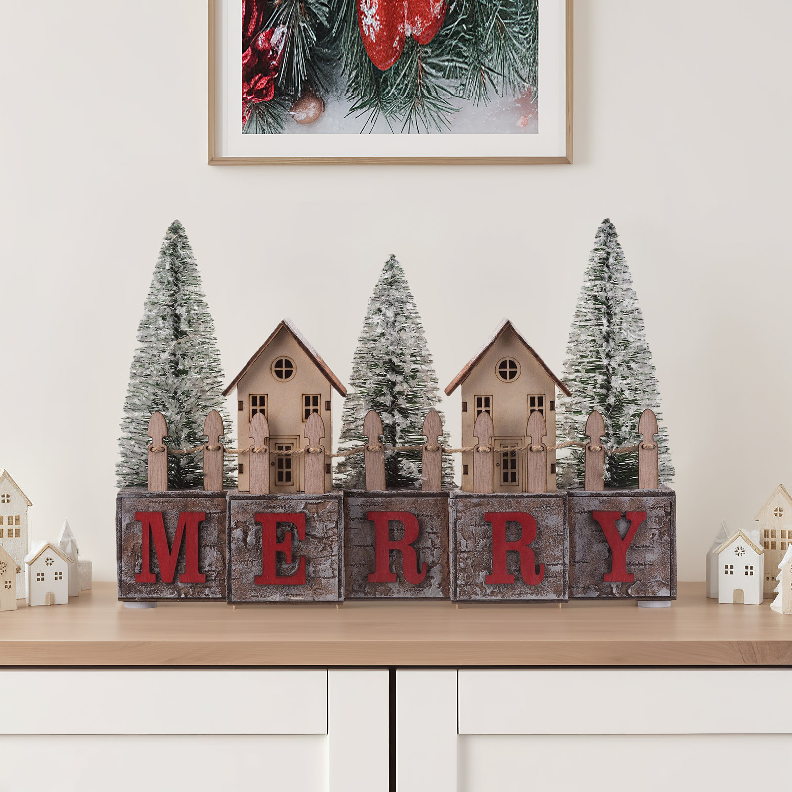 Merry Wood Blocks with Timer