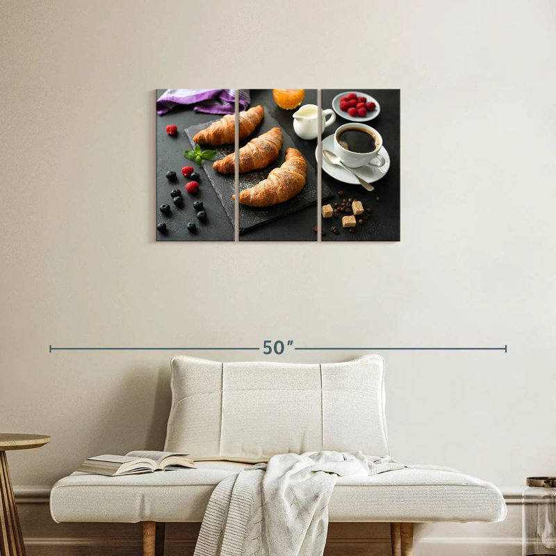 Croissants déjeuner Yarlin, H 20 po x l 33 po