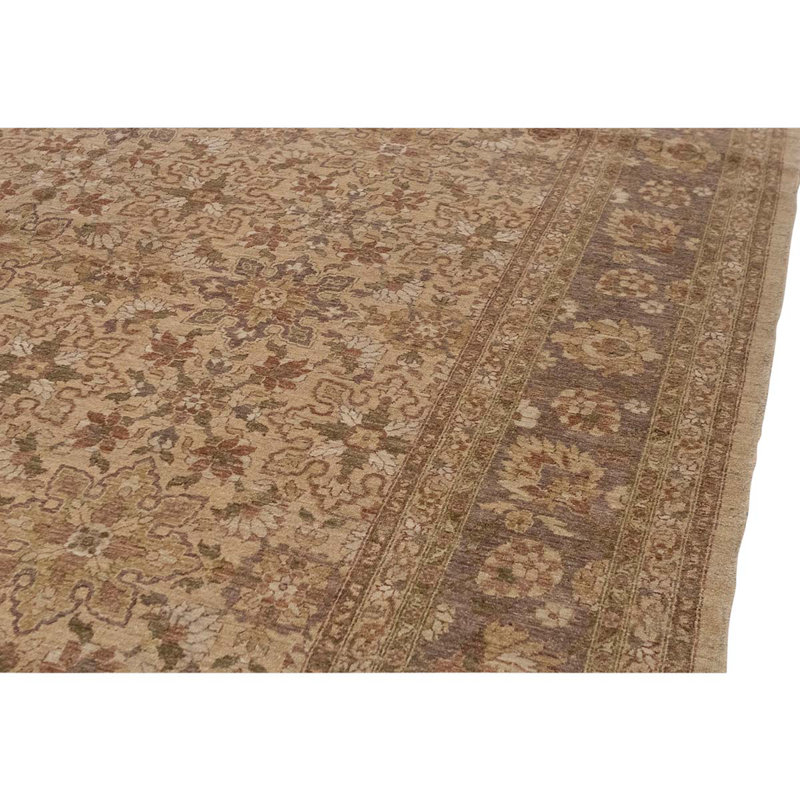 Wool Oriental Area Rug in Brown