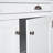 Bookshelf With LED Lighting, Modern Bookcase With 2 Doors And 1 Drawer, White