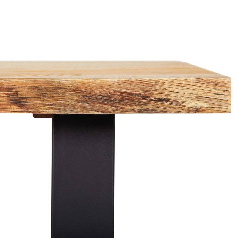 Aronson Solid Wood Bench, H45 x W140 x D40cm