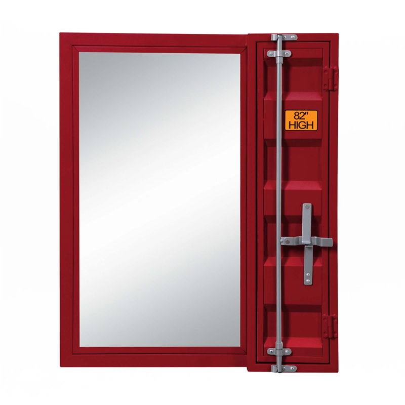 Miroir de salle de bain, Rouge