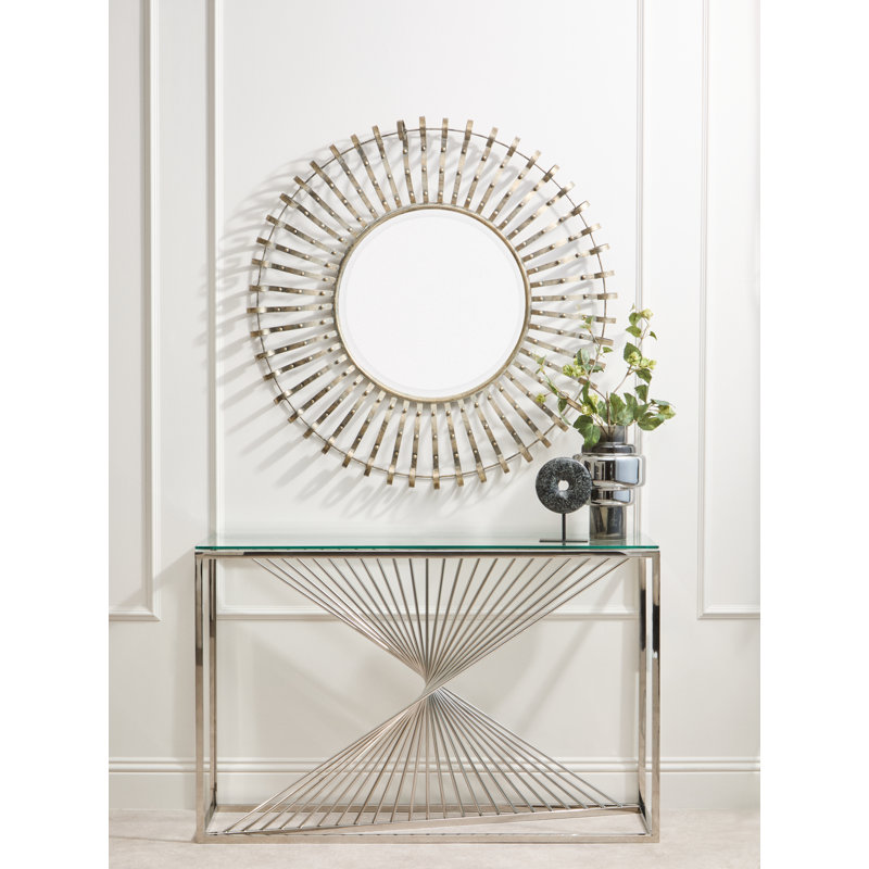 Randy Metal Flat Wall Mirror