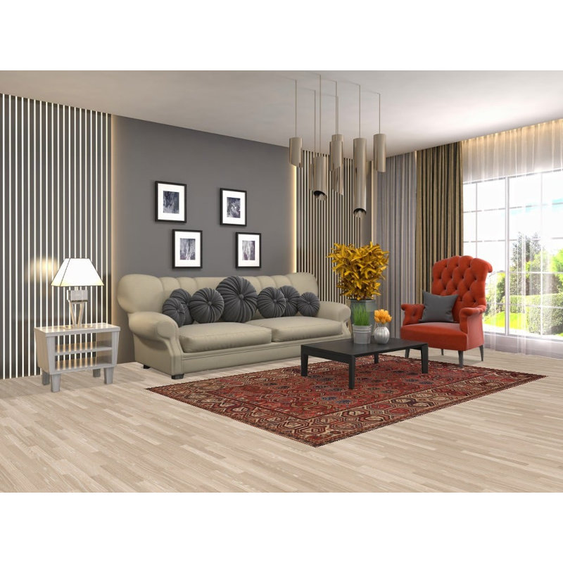 Tapis traditionnel géométrique 5 x 8