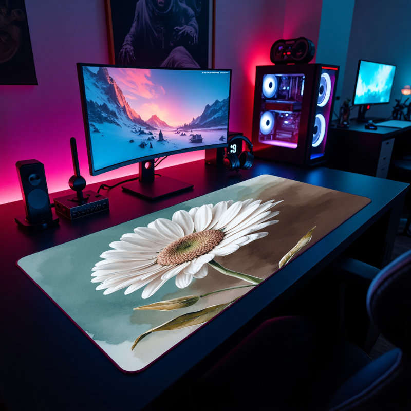 Polyester Desk Pad, 23.6x13.8